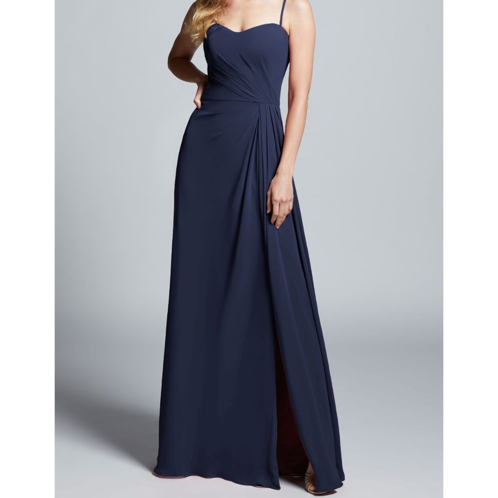 Hailey Paige Bridesmaid Dress Navy Indigo